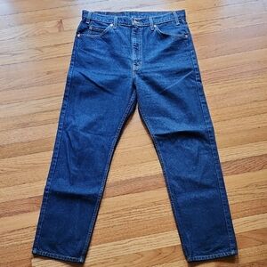 Orange Tab Levi's 505 Medium Wash Blue Jeans Size 34x30 (tag 36x30)